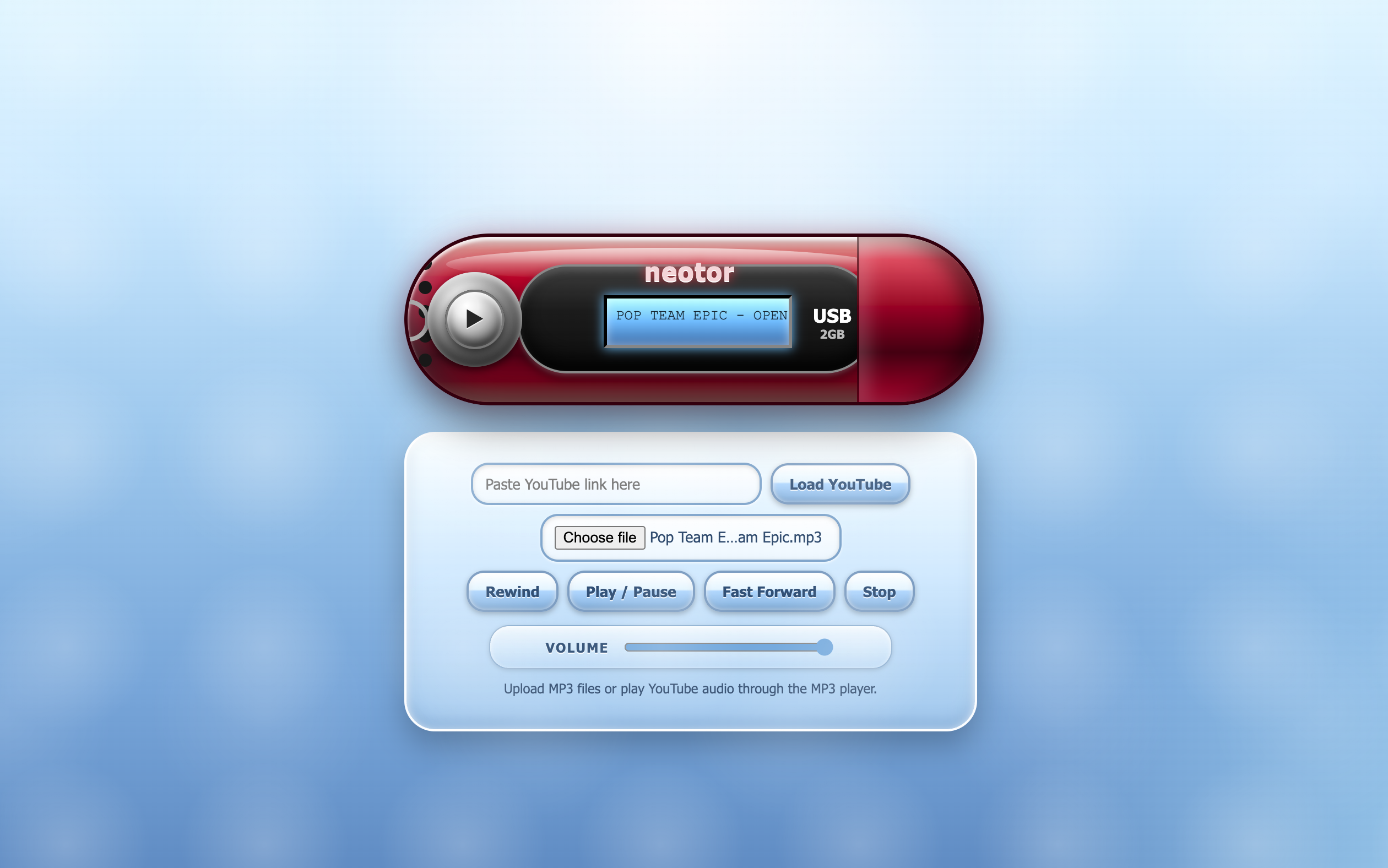 Millennium Memories MP3 USB